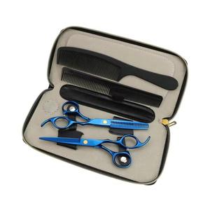 Ensemble de ciseaux de coiffure professionnels avec peignes, lame en acier inoxydable, manche long, pour droitiers, pour usage en salon - Product Image 6