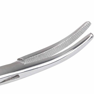 Stainless Steel fly fishing forceps locking clamp hook remover scissor <b>plier</b> - Product Image 2