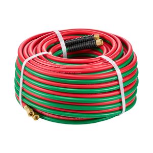 Tubo per Ossigeno e Acetilene 1/4" x 100FT con Raccordo 9/16" 18 B, 300PSI, Grado T, Doppio Tubo per Taglio e Saldatura - Product Image 5