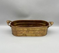 Jardinière en métal durable au fini doré élégant pour la décoration de scènes de mariage, de jardins, d'événements festifs et de fêtes