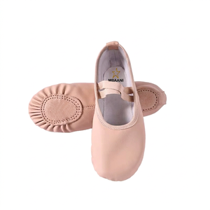 Soft Ballet Tap <b>Shoes</b> Faux Suede Upper Cotton Lining Flat Heel Unisex Dance <b>Shoes</b> - Product Image 4