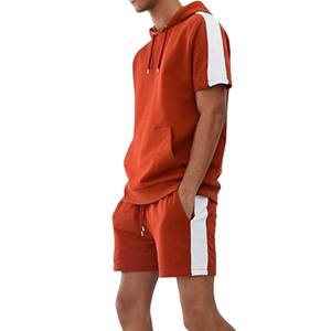 Conjunto Deportivo para Hombre, Sudadera con Capucha y Pantalones Cortos, Diseño Exclusivo, Resistente al Viento, 2 Piezas - Product Image 5