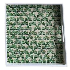 Plateau de service en nacre Pure Vision, fait main, durable, pour rangement intérieur naturel - Product Image 1