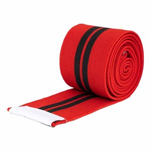 Durable Compression <b>Knee</b> Wraps For Gym Workout Weightlifting Squat <b>Exercise</b> Training Support Fitness Athletic Performance Gear - Product Image 5