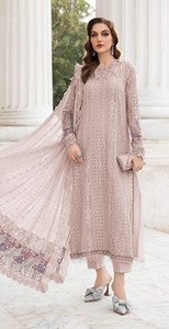 ชุดสัลวาร์ คามีซ ฟอกซ์ จอร์เจตต์ แบบเย็บกึ่งสำเร็จ พร้อมงานปักเลื่อม-สไตล์ทันสมัยสำหรับงานแต่งงานและงานดิวาลี - Product Image 6