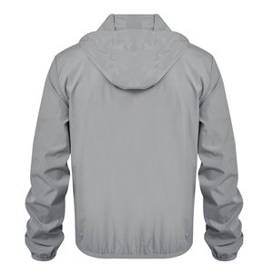 Ventes en gros de vestes coupe-vent à capuche en tissu trois couches de haute qualité pour hommes et femmes, imperméables, anti-UV, coupe-vent, pour l'extérieur - Product Image 4