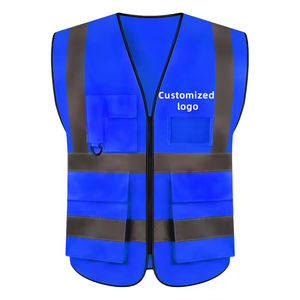 Veste de sécurité réfléchissante à LED de classe 2 ANSI, sur mesure, en gros, 100% nylon/polyester, pour les ingénieurs, les travaux de construction - Product Image 3