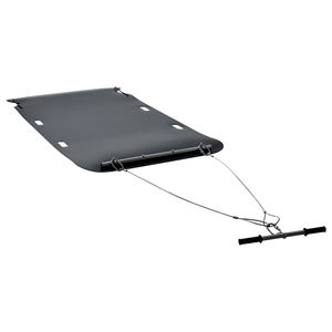 Slitta da traino per impieghi gravosi da 1500 libbre, 90 x 46 pollici, con funi e cavi di trazione per veicoli manuali, rimorchi da carico in HDPE - Product Image 2