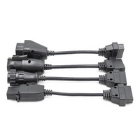 Cable de Escáner Multi-OBD Hembra J1939 Personalizado Linkyou, Analizador de Motor Super, para Camiones y Automóviles, 7-37 pines, 12-24V, 1 Año