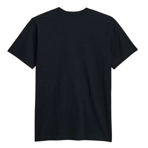 Unisex <b>Black</b> Speckle T-<b>Shirt</b> Premium Cotton Crew Neck Short Sleeve Tee Casual Plain Blank T <b>Shirt</b> for Printing Wholesale OEM ODM - Product Image 2