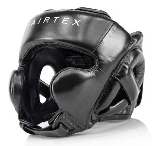 หมวกป้องกันศีรษะสำหรับชกมวย Fairtex สีดำ ทำจากหนัง PU ปิดด้วยแถบตีนตุ๊กแก 7 ช่องระบายอากาศ ป้องกันการกระแทก เหมาะสำหรับการฝึกซ้อมและแข่งขัน ใช้ได้ทั้งผู้ชายและผู้หญิง สำหรับผู้ใหญ่ - Product Image 5