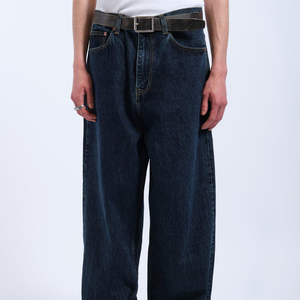 Pantalones Vaqueros Cargo para Hombre con Logotipo Bordado Personalizado, Cintura Baja, Pierna Ancha, Estilo Urbano, Tallas Grandes, Holgados e Informales - Product Image 5