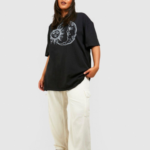 T-shirts personnalisés en gros pour femmes, vêtements féminins, t-shirts en polyester, tee-shirts unis d'été, vêtements de sport, hauts de course - Product Image 3