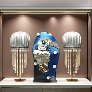 ที่คาดผมทำมือสีเหลืองมัสตาร์ด ขนาด 14 ซม. สำหรับทุกเพศ  ปักลายดอกไม้ 3 มิติ ประดับลูกปัดและเลื่อม  แบบปรับแต่งได้ตามต้องการ - Product Image 3