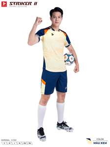 เสื้อฟุตบอลยูนิเซ็กซ์ Just Play รุ่น Striker II JP คุณภาพสูง ปักลายตามสั่ง ชุดทีม 100% โพลีเอสเตอร์ ระบายเหงื่อได้ดี - Product Image 4