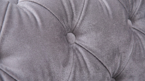 Gray Velvet Modern Tufted Two Seat <b>Sofa</b> <b>Bed</b> for Living Room Hotel Lounge - Product Image 3