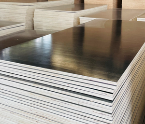 Versatile <b>Black</b> Rubber Core Film Faced Plywood Top Choice for Construction Reusable 10 Times Melamine Supplied Vietnamese - Product Image 1