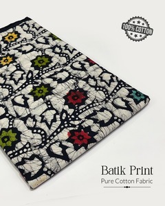 Tela de algodón 100% puro con estampado artístico, ideal para minivestidos, vestidos de algodón y trajes de algodón. Compre al por mayor directamente del proveedor. - Product Image 4