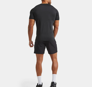 T-shirt de sport respirant de qualité supérieure pour hommes, coupe ajustée, respirant, anti-transpiration, idéal pour la salle de sport - Product Image 6