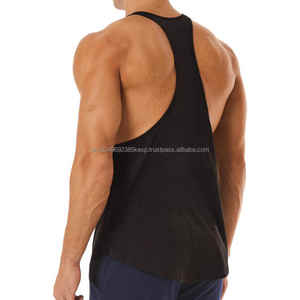 High Quality Custom Made <b>Men's</b> Tank <b>Top</b> Oversized Casual Fitness Gym Wear Factory Price - Product Image 6