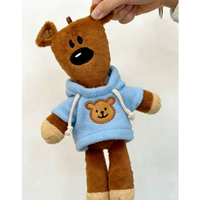 Mini ours en peluche géant pour enfants, grande taille, en polyester doux, anti-stress, vente en gros