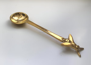 Premium Brass Handmade House Fly Design Handle Tea <b>Coffee</b> <b>Spoon</b> - Product Image 3