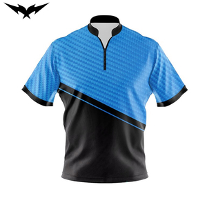 Camisetas de Boliche Unisex Casuales con Estampado Personalizado, Mangas Cortas, Tejido Ecológico de Secado Rápido, Diseño Moderno que Absorbe la Humedad - Product Image 1