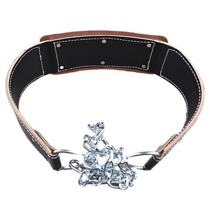 2026 Wholesale Custom Leather Dip Belt with <b>Chain</b> for Pull-Ups by Reliable Weightlifting Equipment Manufacturers in Pakistan - Product Image 2