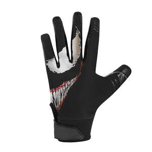 Gants de Football Américain de Qualité Supérieure pour Récepteurs, Paume en Latex Antidérapante, Cuir, Écran Tactile, Imperméables, Logo Personnalisé, Unisexe - Product Image 3