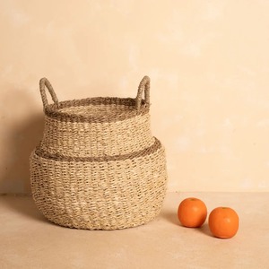 Cesta grande de algas marinas no convencional, hecha a mano, para almacenamiento, venta al por mayor, ecológica, fabricada en Vietnam - Product Image 2