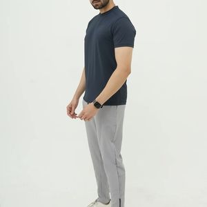 Custom Logo USA men summer tshirt trouser <b>tracksuit</b> personalized sportswear gym wear breathable lightweight fitness set - Product Image 3