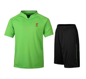Conjuntos de Camiseta y Pantalones Cortos de Tenis Personalizados para Hombre de la Mejor Calidad, Impresión Digital Frontal, 100% Poliéster, Protección UV, Cintura Elástica - Product Image 1