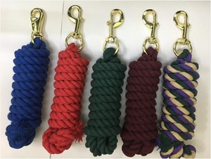 Cuerda de algodón de alta calidad para caballos al por mayor, diseño personalizado con broches de ojo grande, tamaño y color según pedido del comprador - Product Image 4
