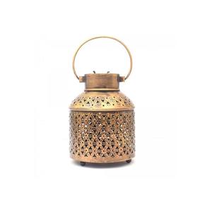 Elegante Portavelas Votivo de Metal Diseñado para Decoración de Hogar de Lujo, Centro de Mesa y Iluminación Ambiental Cálida - Product Image 1