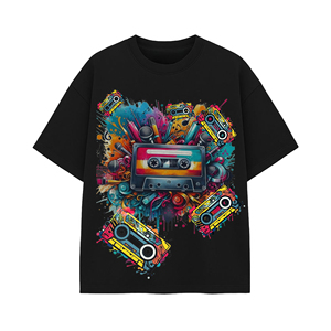 T-shirt en coton de qualité supérieure pour homme, décontracté, à manches courtes, col rond, mode estivale, streetwear, vente en gros, t-shirt vierge - Product Image 1