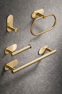 Porte-manteau sur pied élégant en métal doré, style arbre, pour entrée, rangement et organisation, finition premium décorative - Product Image 6