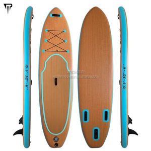 Jtrda 11.6ft Totem thiết kế hạt gỗ Fusion lớp tre đứng lên paddleboard Touring Inflatable sup ván chèo gỗ - Product Image 3