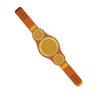 Cinturones de Campeonato con Placa Frontal Simple, Ligeros, de Cuero, Personalizables para Ganadores de Artes Marciales - Product Image 2