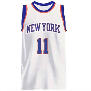 Maillot de basket-ball personnalisé en polyester avec impression par sublimation, conception OEM, expédition rapide, vêtements de sport - Product Image 1