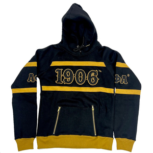 Wholesale Customizable Chenille Embroidery Hoodies for Unisex Long Sleeve Side Pocket Hoodie Style for Winter Streetwear Hoodie - Product Image 3