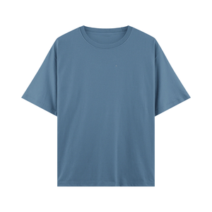 T-shirts pour hommes avec logo personnalisé, impression graphique brodée sur le devant, couleur unie, coupe classique, usage quotidien, 100% coton, OEM ODM - Product Image 6