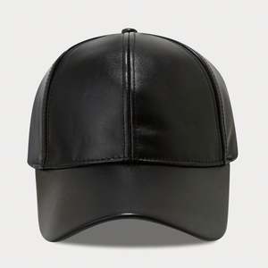 Casquette de baseball en PU de style européen et américain pour hommes, casquette rétro pare-soleil pour l'automne, casquettes de baseball pour personnes d'âge moyen et âgées - Product Image 4