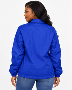 Veste de coach à manches longues style OES avec boutons, motif Ordre de l'Étoile d'Orient, veste élégante brodée sur mesure, fournisseur de premier plan - Product Image 4