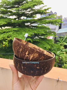 Tazón de Coco Hecho a Mano 100% Natural, Ecológico y Orgánico, Regalo, Apto para Alimentos, para Ensaladas de Frutas, Acai y Utensilios para Comer, Hecho en Vietnam - Product Image 3