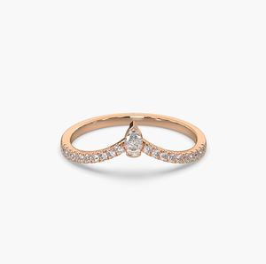 White <b>Fine</b> <b>Ring</b> Brilliant Cut Diamond Bridal Band Bezel Set Wedding Engagement Jewelry 18K Gold Plated IGI Certified Custom Size - Product Image 3