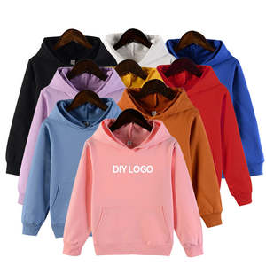 Sweat-shirts à capuche en molleton pour enfants, personnalisables avec logo, en coton, décontractés, pour garçons, vente en gros - Product Image 4