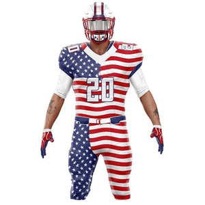 Uniforme de Fútbol Americano a Precio Razonable, Personalizado, Ropa Deportiva de Equipo Personalizada, Sublimación Personalizada, Poliéster, Nueva Llegada - Product Image 4