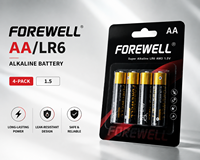 Baterai Alkaline LR6 AA 1.5V Tahan Lama Produsen OEM Pabrik Langsung Ekspor Grosir Pemasok Remote Control & Mainan