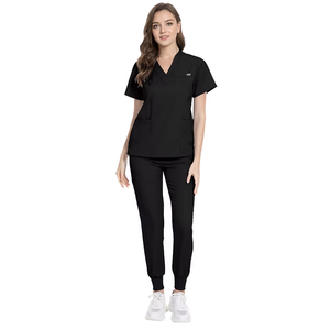 Veste en molleton tricoté unisexe à fermeture éclair pour infirmière, uniforme médical, manches longues, séchage rapide, respirante, best-seller - Product Image 3