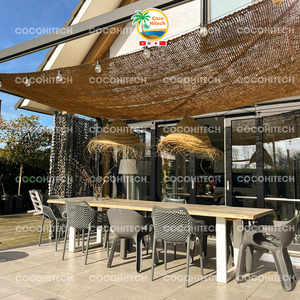 High Quality Durable Coir <b>Shade</b> Sail-Manual Operation for Outdoor Patio & Beach Use Luxury Style by Coco Hitech - Product Image 6